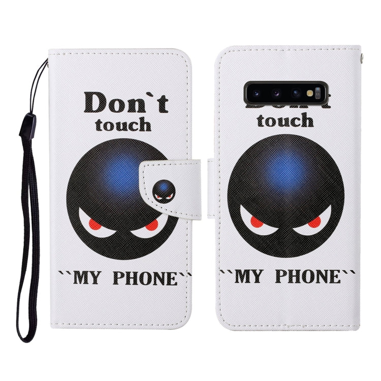 Custodia portafoglio in pelle con slot carte per Galaxy S10