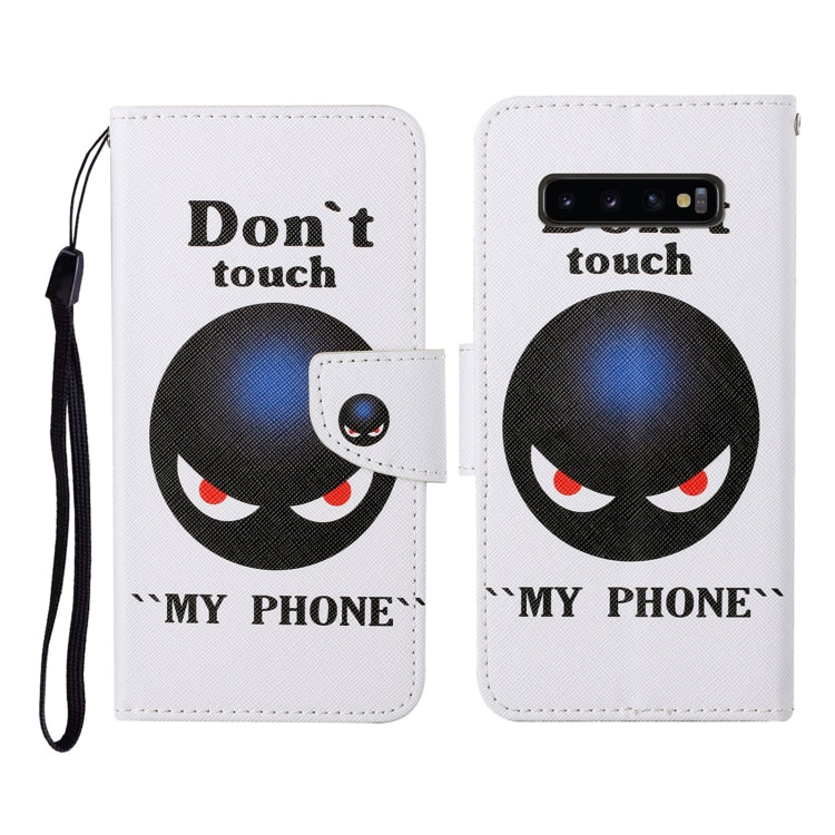 Custodia portafoglio in pelle per Samsung Galaxy S10+