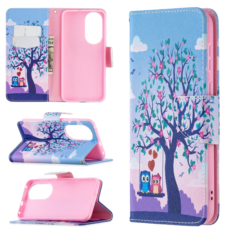 Custodia portafoglio in pelle flip per Huawei P50