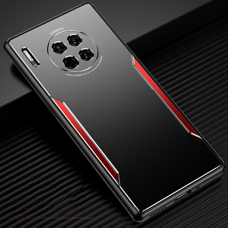 Custodia TPU con backplate in titanio per Huawei Mate 30 Pro