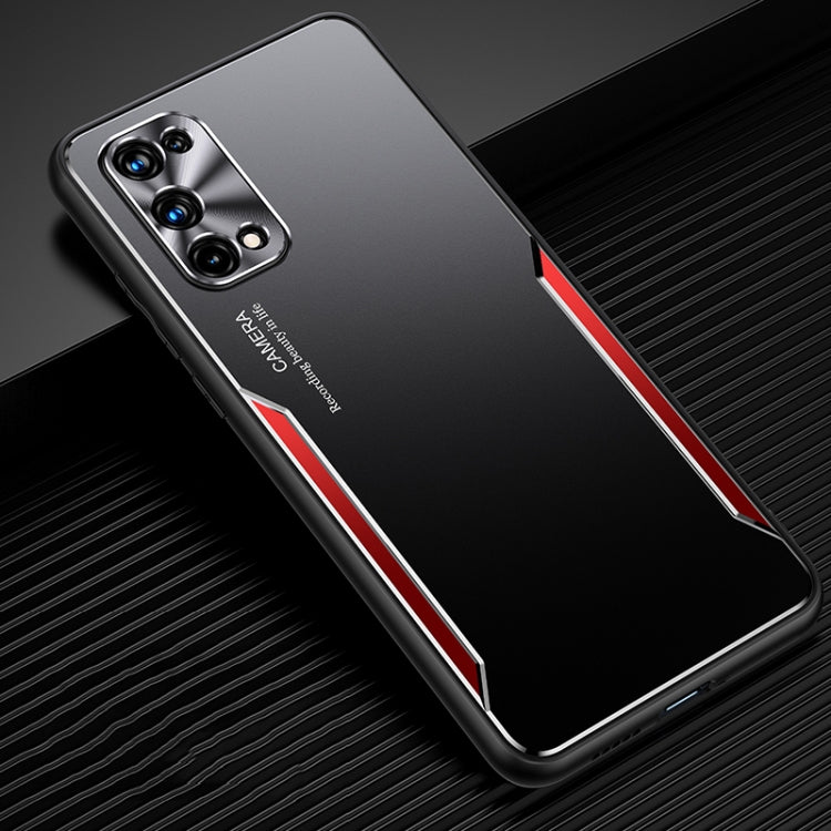 Custodia TPU con bordo in lega per OPPO Reno5 Pro 5G