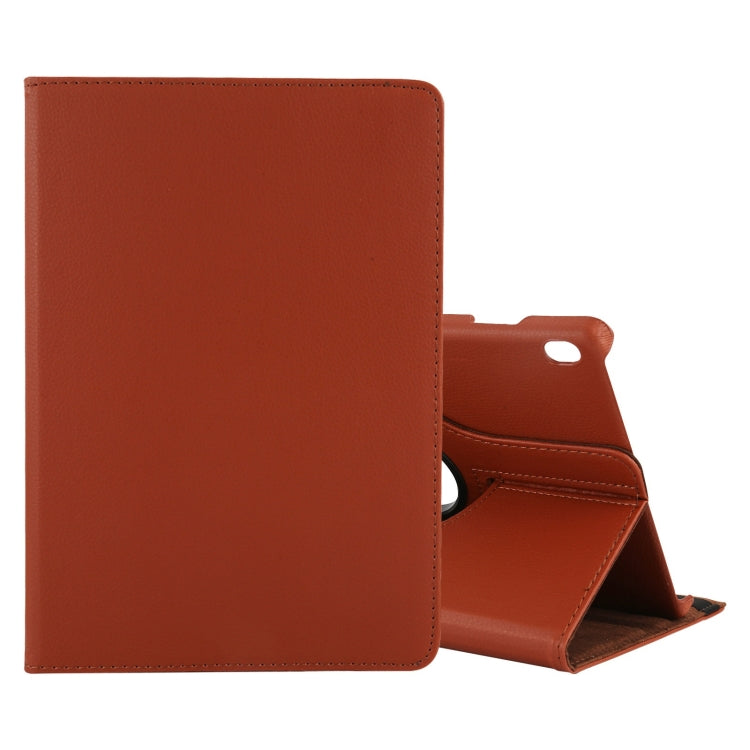 Litchi Texture Flip orizzontale Custodia in pelle con rotazione a 360 gradi con supporto, For Lenovo Tab P11 / Tab P11 5G, For Lenovo M10