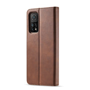 Per Xiaomi Redmi Note 10 / Note 10S LC.IMEEKE Custodia in pelle a vibrazione orizzontale con struttura in vitello con supporto e slot per schede e portafoglio, For Xiaomi Redmi Note 10 / Note 10S