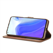 Per Xiaomi Redmi Note 10 / Note 10S LC.IMEEKE Custodia in pelle a vibrazione orizzontale con struttura in vitello con supporto e slot per schede e portafoglio, For Xiaomi Redmi Note 10 / Note 10S