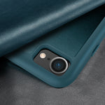 Custodia flip in pelle con finestra laterale per iPhone 11