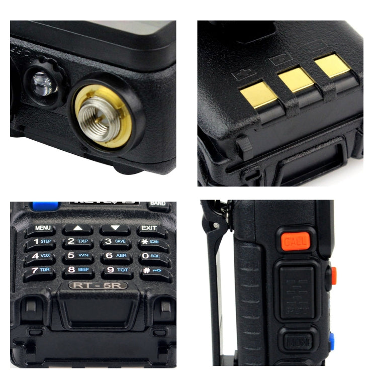 Walkie Talkie Retevis RT-5R 128 Canali 400-520MHz VHF