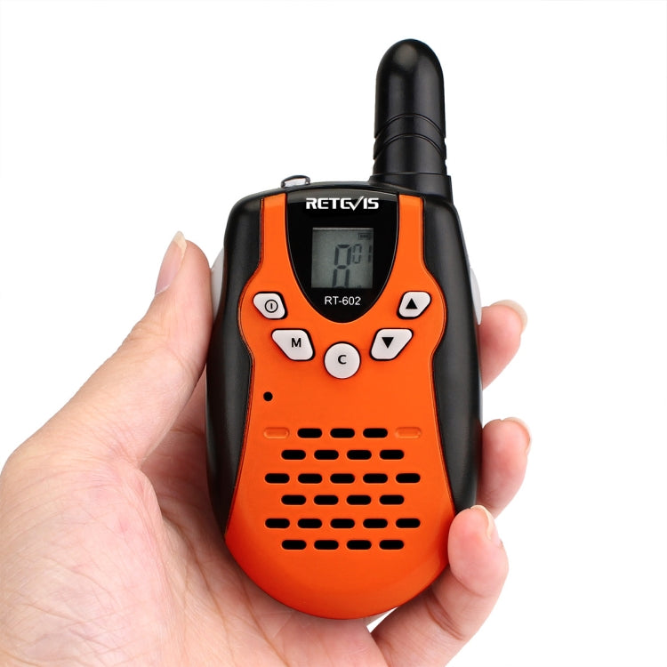 1 Pair RETEVIS RT602 0.5W EU Frequency 446.00625-446.09375MHz 8CHS Portable Walkie Talkie for Kids, EU Plug, RT602 EU Plug