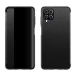 Custodia flip in pelle con finestra laterale per Samsung Galaxy