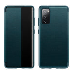 Custodia flip in pelle con finestra laterale per Samsung Galaxy