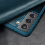 Custodia flip in pelle con finestra laterale per Samsung Galaxy
