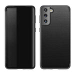 Custodia flip in pelle con finestra laterale per Samsung Galaxy