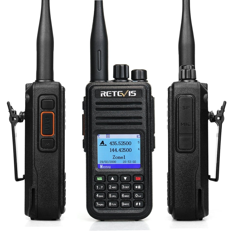 RETEVIS RT3S 136-174 MHz + 400-480 MHz 3000CH Palmare DMR Radio digitale bidirezionale Walkie Talkie, RT3S