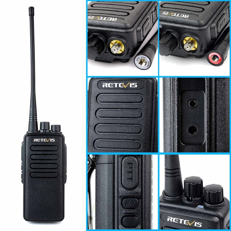 Walkie Talkie Retevis RT1 10W UHF 400-520MHz 16 Canali