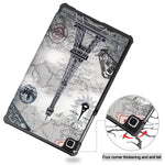 Custodia flip in pelle con supporto per Samsung Galaxy Tab A7 Lit