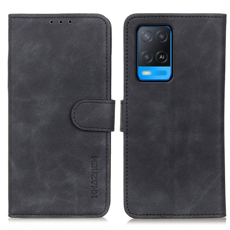 KHAZNEH Retro Texture PU + TPU Custodia in pelle a vibrazione orizzontale con supporto, slot per carte e portafoglio, For OnePlus 9R, For OPPO A54 4G, For OPPO A93 5G / A54 5G / A74 5G, For OPPO Realme 8 / 8 Pro