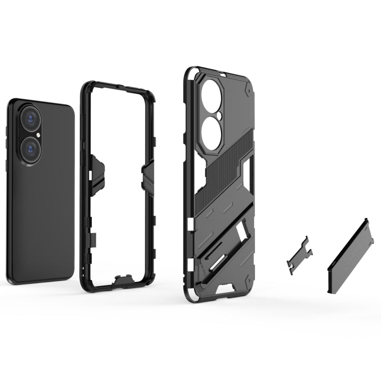 Custodia TPU antiurto con supporto invisibile per Huawei P50 Pro