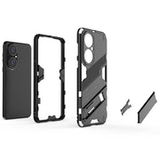 Punk Armor 2 in 1 PC + custodia antiurto in TPU con supporto invisibile, For Huawei P50, For Huawei P50 Pro, For Xiaomi Mi 11 Ultra