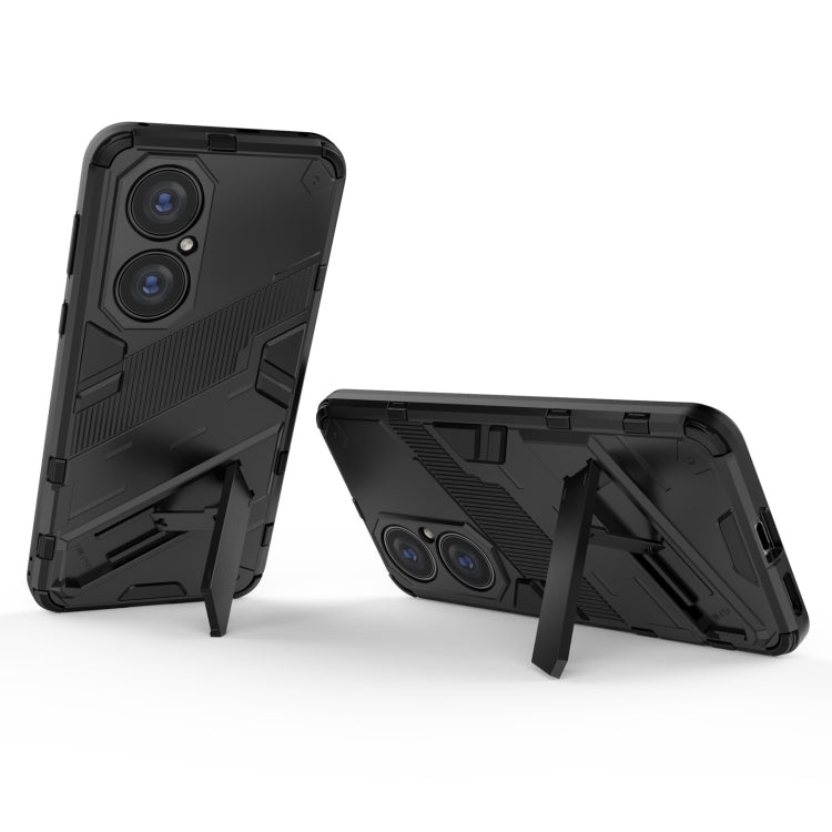 Custodia TPU antiurto con supporto invisibile per Huawei P50 Pro