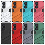 Custodia TPU antiurto con supporto invisibile per Huawei P50 Pro