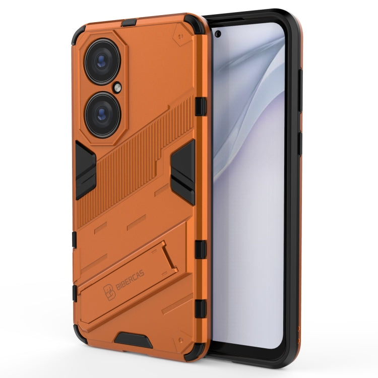 Custodia TPU antiurto con supporto invisibile per Huawei P50 Pro