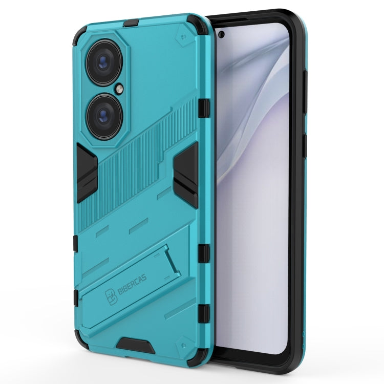 Custodia TPU antiurto con supporto invisibile per Huawei P50 Pro