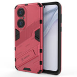 Custodia TPU antiurto con supporto invisibile per Huawei P50 Pro