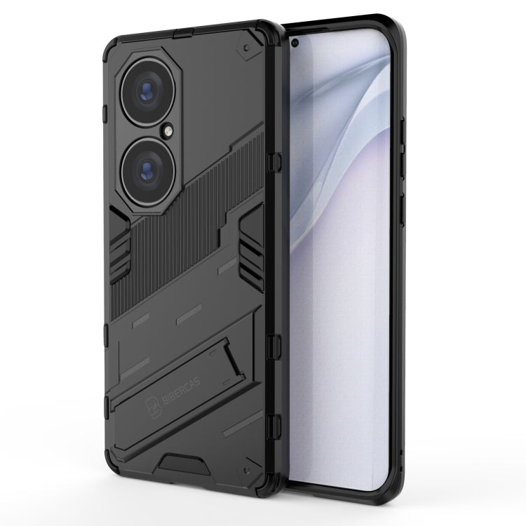 Custodia TPU antiurto con supporto invisibile per Huawei P50 Pro