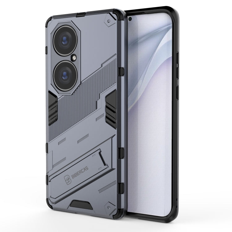 Custodia TPU antiurto con supporto invisibile per Huawei P50 Pro