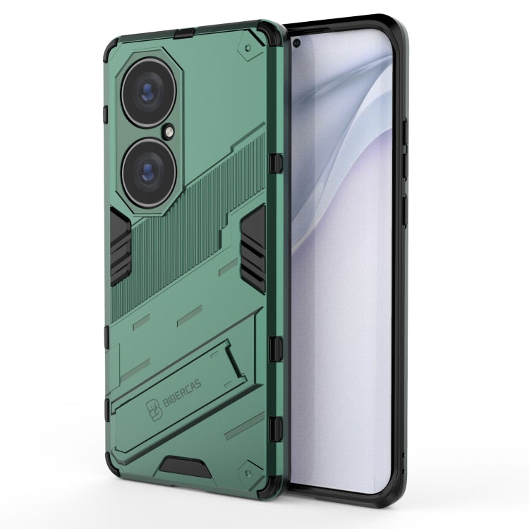 Custodia TPU antiurto con supporto invisibile per Huawei P50 Pro