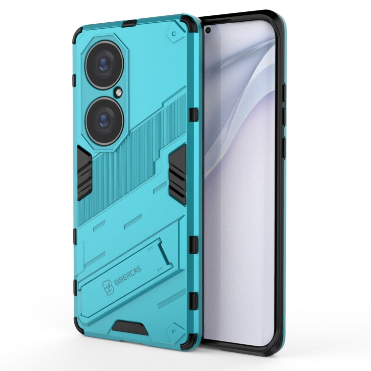 Custodia TPU antiurto con supporto invisibile per Huawei P50 Pro