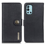 KHAZNEH Custodia in pelle a conchiglia orizzontale con struttura in pelle bovina con supporto, slot per carte e portafoglio, For OnePlus 9R, For OPPO A54 4G, For OPPO A93 5G / A54 5G / A74 5G, For OPPO Realme 8 / 8 Pro