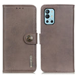 KHAZNEH Custodia in pelle a conchiglia orizzontale con struttura in pelle bovina con supporto, slot per carte e portafoglio, For OnePlus 9R, For OPPO A54 4G, For OPPO A93 5G / A54 5G / A74 5G, For OPPO Realme 8 / 8 Pro