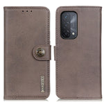 KHAZNEH Custodia in pelle a conchiglia orizzontale con struttura in pelle bovina con supporto, slot per carte e portafoglio, For OnePlus 9R, For OPPO A54 4G, For OPPO A93 5G / A54 5G / A74 5G, For OPPO Realme 8 / 8 Pro