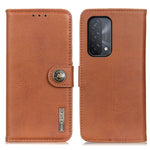 KHAZNEH Custodia in pelle a conchiglia orizzontale con struttura in pelle bovina con supporto, slot per carte e portafoglio, For OnePlus 9R, For OPPO A54 4G, For OPPO A93 5G / A54 5G / A74 5G, For OPPO Realme 8 / 8 Pro