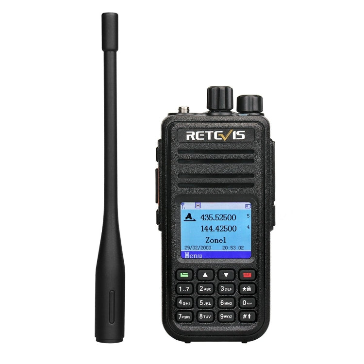 RETEVIS RT3S 136-174MHz + 400-480MHz 3000CH Handheld DMR Digital Two-Way Radio Walkie Talkie, GPS Version, RT3S, GPS Version