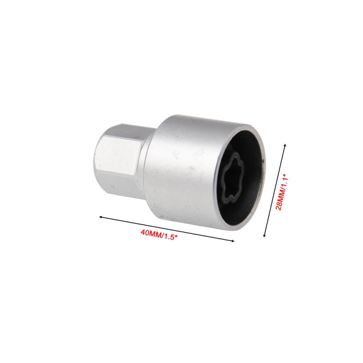 XBL100 Dispositivo di rimozione della chiave principale per bullone/dado di bloccaggio della ruota per BMW Serie 1/2/3/6/7, For BMW 1 / 2 / 3 / 6 / 7 Series