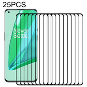Colla per bordi 25 pezzi 9H HD 3D Pellicola per vetro temperato con bordo curvo, For OnePlus 9 Pro (25 PCS), For Xiaomi Mi 11i (25 PCS), For Xiaomi Mi 11 Ultra (25 PCS), For Xiaomi Mi 11 Pro (25 PCS)