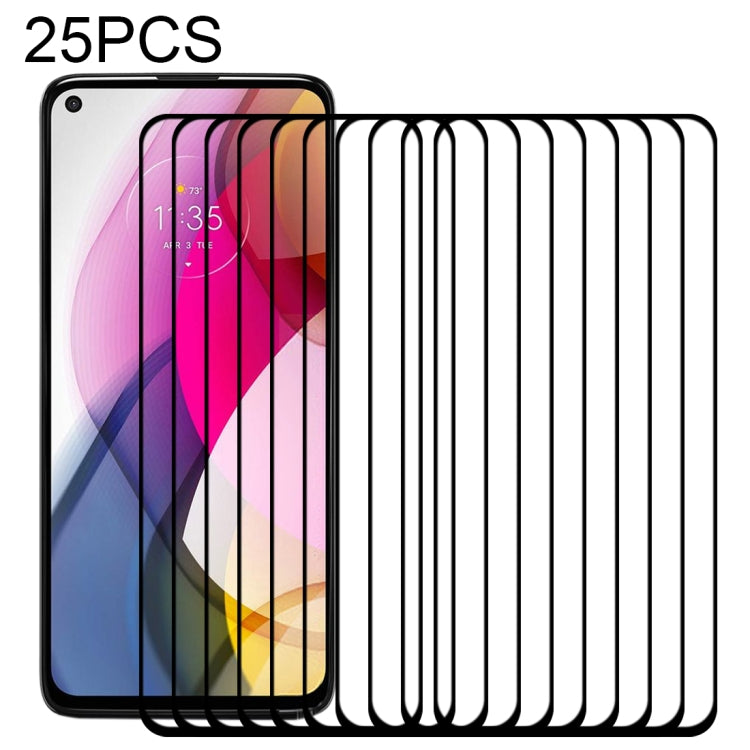 Pellicola in vetro temperato a schermo intero con colla intera da 25 pezzi, For Motorola Moto G Stylus (2021) (25 PCS), For Motorola Moto G Power (2021) (25 PCS), For Motorola Moto G Play (2021) (25 PCS), For Motorola Moto G100 (25 PCS)                ...