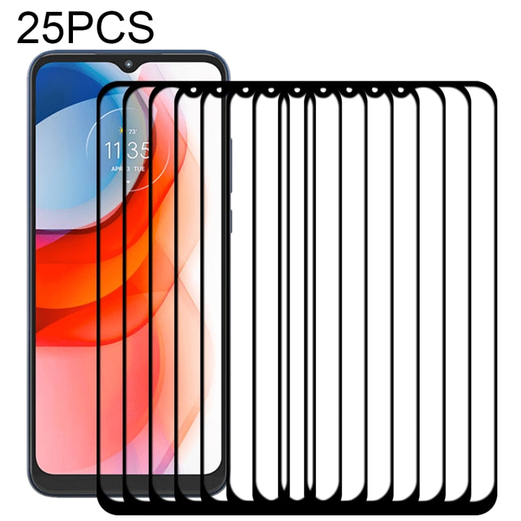 Pellicola in vetro temperato a schermo intero con colla intera da 25 pezzi, For Motorola Moto G Stylus (2021) (25 PCS), For Motorola Moto G Power (2021) (25 PCS), For Motorola Moto G Play (2021) (25 PCS), For Motorola Moto G100 (25 PCS)                ...