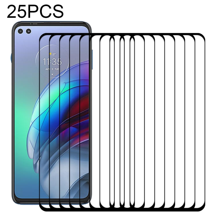 Pellicola in vetro temperato a schermo intero con colla intera da 25 pezzi, For Motorola Moto G Stylus (2021) (25 PCS), For Motorola Moto G Power (2021) (25 PCS), For Motorola Moto G Play (2021) (25 PCS), For Motorola Moto G100 (25 PCS)                ...