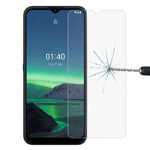 10 pellicole in vetro temperato da 0,26 mm 9H 2,5D, For Nokia 1.4 (10 PCS)