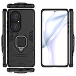 Custodia protettiva antiurto per PC + TPU con supporto per anello magnetico, For Huawei P50 Pro
