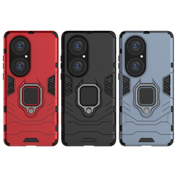 Custodia protettiva antiurto per PC + TPU con supporto per anello magnetico, For Huawei P50 Pro