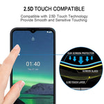 Pellicola in vetro temperato a schermo intero con colla intera da 25 pezzi, For Nokia 1.4 (25 PCS)