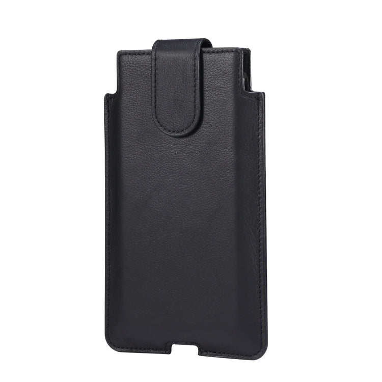 Marsupio in pelle per telefono cellulare verticale universale in pelle di mucca per telefoni da 7,2 pollici e inferiori, For 7.2 inch and Below Phones
