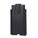 Marsupio in pelle verticale per smartphone fino a 7,2 pollici