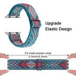 Cinturino elastico per orologio, For Apple Watch Series 7 45mm / 6 & SE & 5 & 4 44mm / 3 & 2 & 1 42mm, For Apple Watch Series 7 41mm / 6 & SE & 5 & 4 40mm / 3 & 2 & 1 38mm