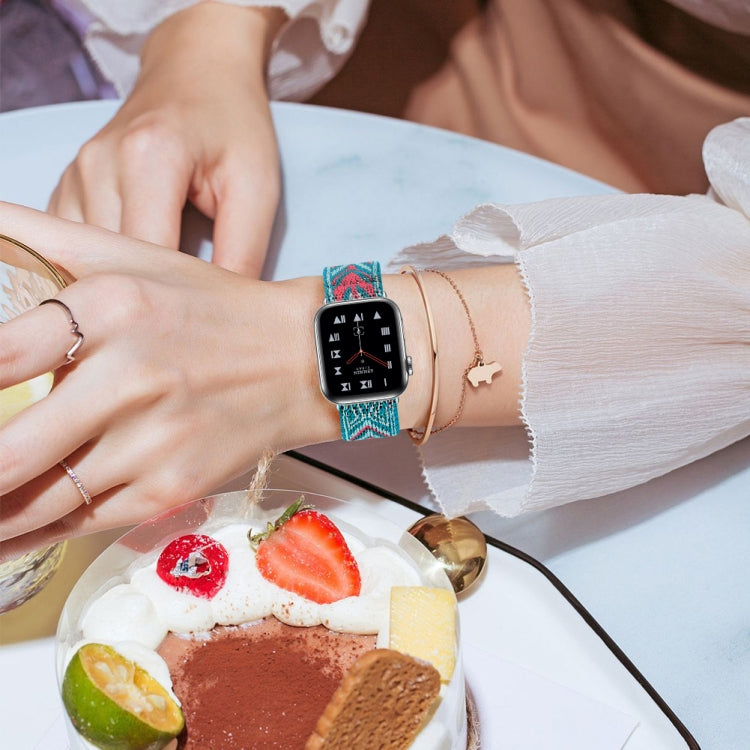 Cinturino elastico per orologio, For Apple Watch Series 7 45mm / 6 & SE & 5 & 4 44mm / 3 & 2 & 1 42mm, For Apple Watch Series 7 41mm / 6 & SE & 5 & 4 40mm / 3 & 2 & 1 38mm