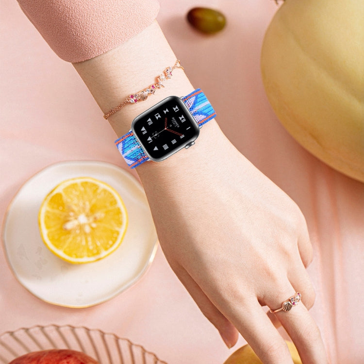 Cinturino elastico per orologio, For Apple Watch Apple Watch Series 7 45mm / 6 & SE & 5 & 4 44mm / 3 & 2 & 1 42mm, For Apple Watch Ultra 49mm / Series 8&7 45mm / SE 2&6&SE&5&4 44mm / 3&2&1 42mm