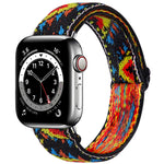 Cinturino elastico per orologio, For Apple Watch Series 7 45mm / 6 & SE & 5 & 4 44mm / 3 & 2 & 1 42mm, For Apple Watch Series 7 41mm / 6 & SE & 5 & 4 40mm / 3 & 2 & 1 38mm